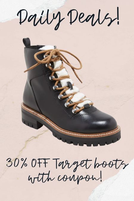 Target boots 30% OFF! 

#LTKfindsunder50 #LTKsalealert #LTKSeasonal
