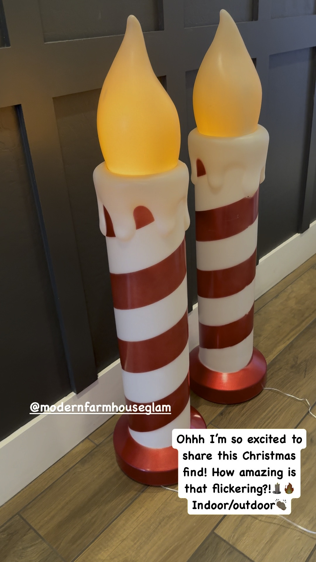 3.5 ft Flickering Christmas candle peppermint decoration @ModernFarmhouseGlam

 indoor/outdoor Christmas holiday decorations 

#LTKSeasonal #LTKHome #LTKHoliday
