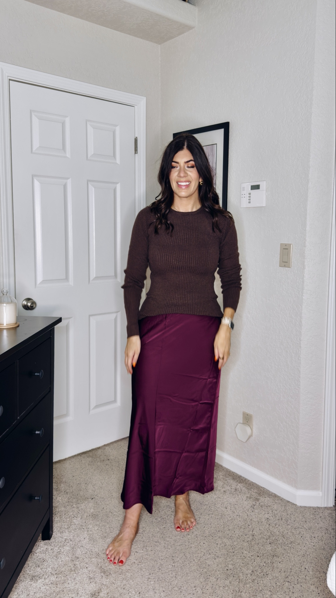 Old navy sale finds
In a medium tall rib knit crewneck
In a medium tall satin slip skirt 

#LTKMidsize #LTKTall #LTKSaleAlert