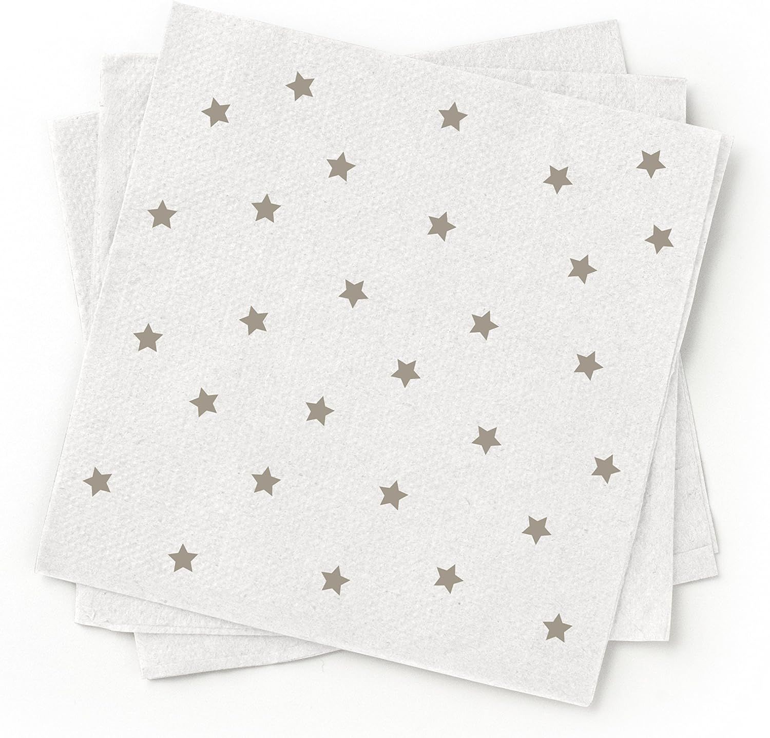 Susty Party SPNPCTGRY Napkins, Pack of 200, silver, grey, white | Amazon (US)