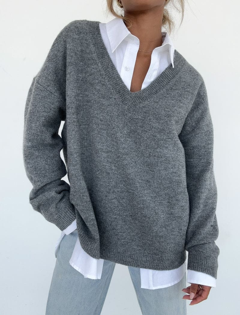 Hunter V-Neck Sweater | Rumored