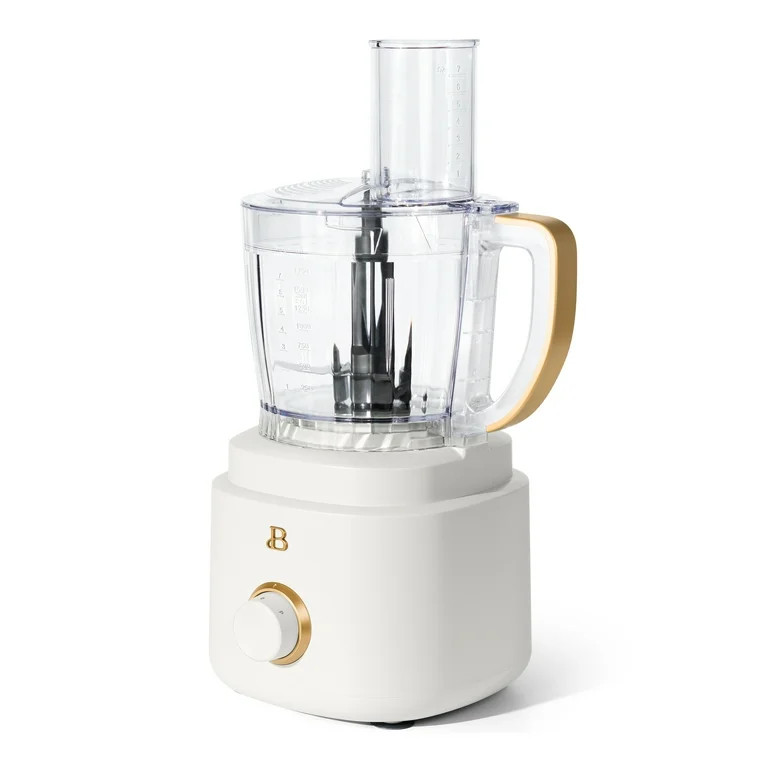 Beautiful 10-Cup Food Processor with Accessories, White Icing by Drew Barrymore | Walmart (US)