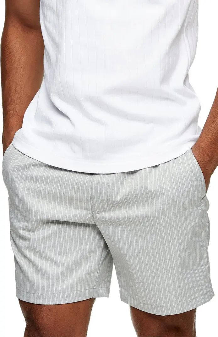 TOPMAN Stripe Regular Fit Pull-On Shorts | Nordstrom | Nordstrom