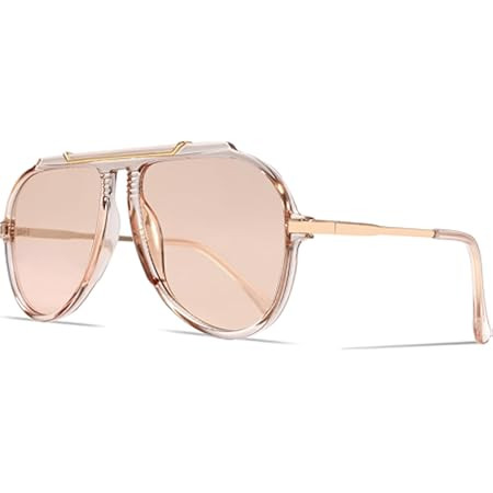 SOJOS Retro Oversized 70s 90s Aviator Sunglasses for Women Men Trendy Vintage Square Sun Glasses ... | Amazon (US)