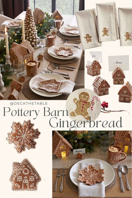 Our family loves to decorate Gingerbread houses at Christmas. And of course I DECK the table for the occasion! Did you know Pottery Barn has an entire Gingerbread Shop this year? I know!!! Its so much fun! Here’s a few of my classic ginger favorites! And don’t miss the peppermint twist option! I’ll be posting those too! Happy Table Decking Friends! 

#LTKhome #LTKHoliday #LTKparties