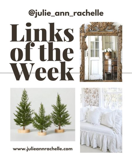 🎄Decorative Mini Cypress Christmas Trees (Set of 3) - Hearth & Hand™ with Magnolia

🎄 Handcarved Mirror, Antique Mirror, Baroque Mirror, Full Length Mirror, Vintage Mirror, Gold Mirror, Antique Home Decor, Make up Mirror (similar)

🎄 SlipCover | Ruffled Slipcover | Sofa Cover | Sofa Scarf | Slip Cover | Couch Cover | Farmhouse Decor | Shabby Chic Sofa | Cottage

#LTKhome #LTKHoliday #LTKwedding