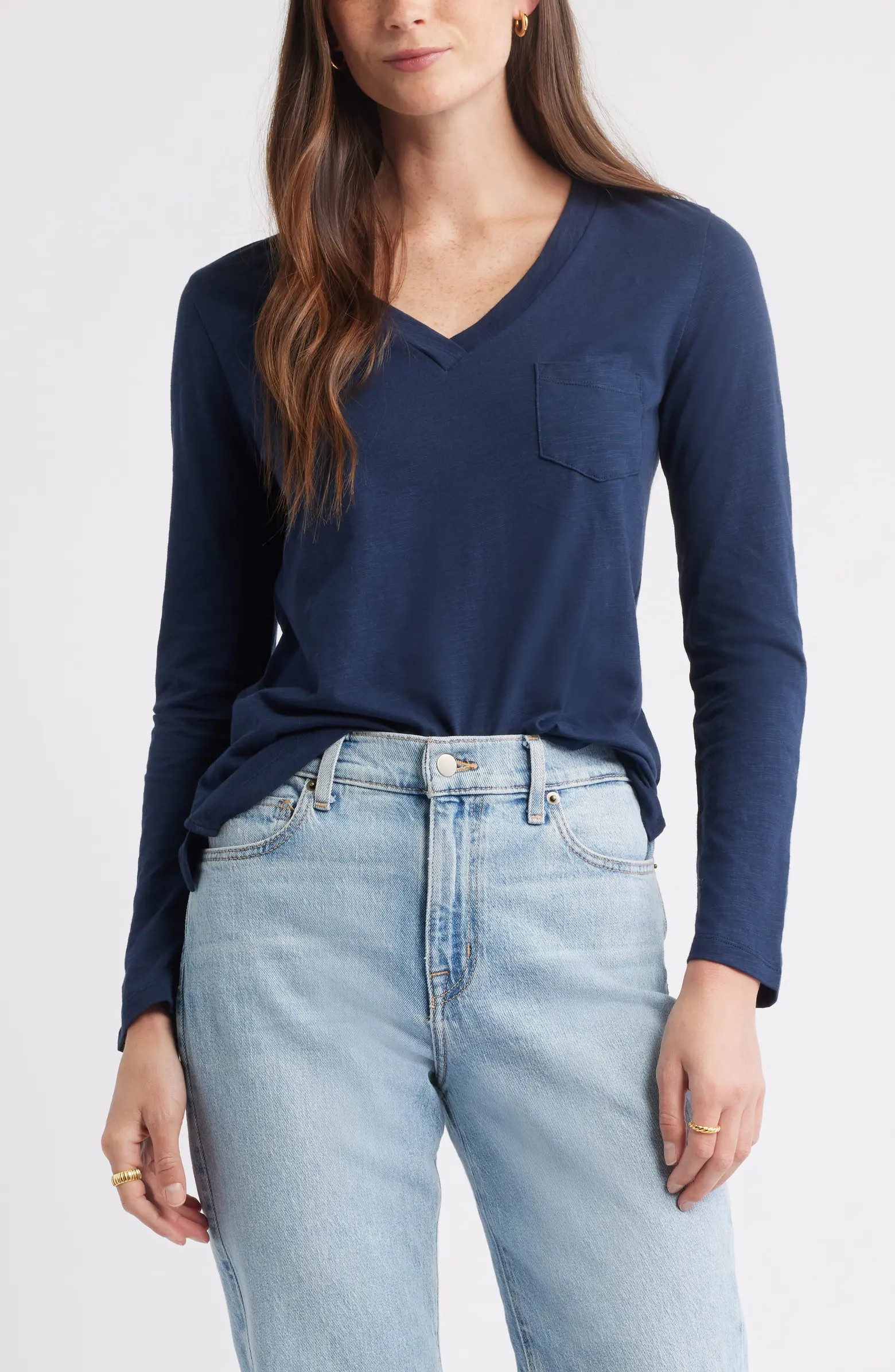 Long Sleeve V-Neck T-Shirt | Nordstrom