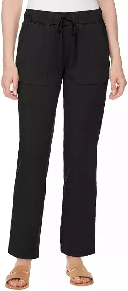 Buffalo David Bitton Ladies Soft Tencel Cotton Blend Trousers | Amazon (US)
