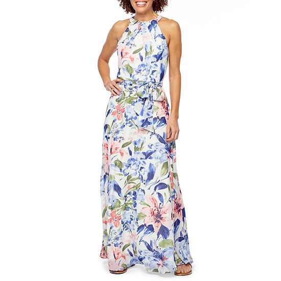 R & K Originals Sleeveless Floral Maxi Dress | JCPenney