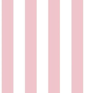 Smart Stripes 2 Traditional Stripe Wallpaper in Pink and White | The Home Depot