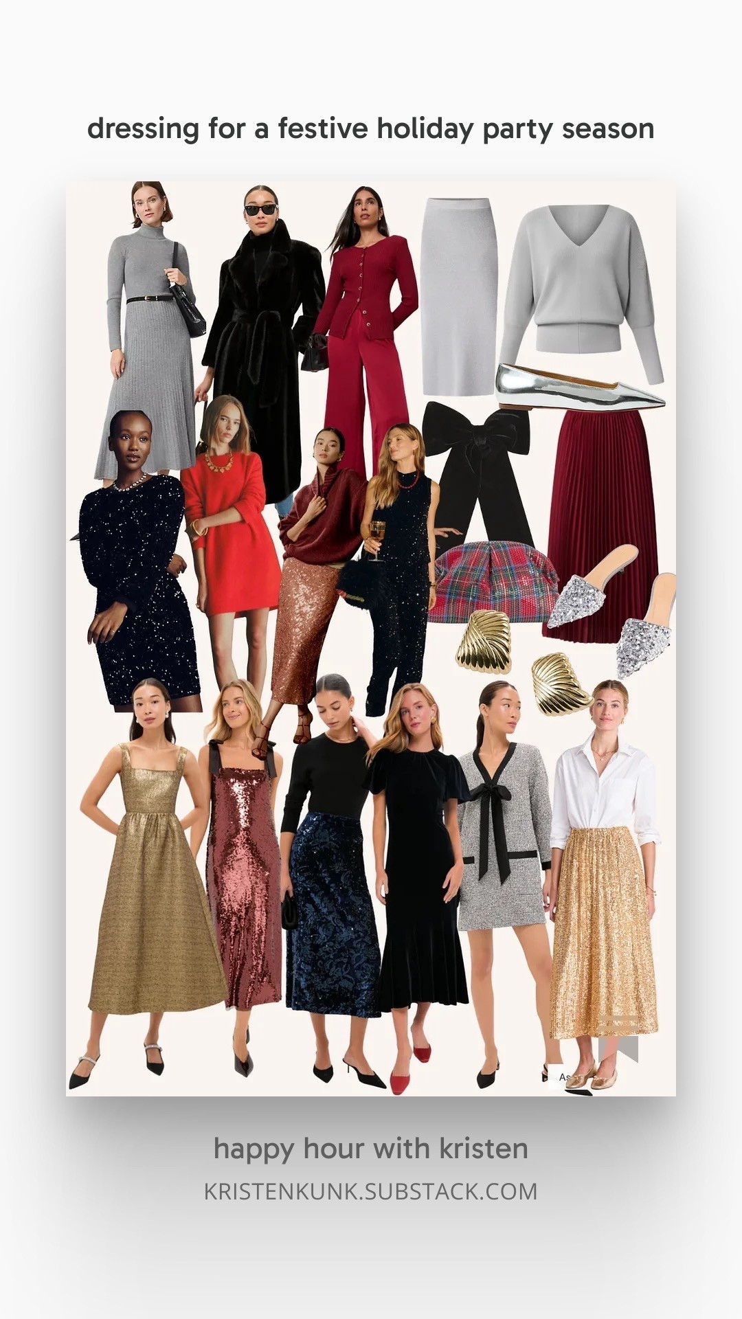 Holiday dressing: festive party 
sequins, bows, velvet and metallics 
all my holiday party favorites for festive merriment. Dresses, skirts, cashmere sweaters and more 

gifts for her, what to wear in your 40s, party outfit, holiday party, Christmas outfit | gift guide for her
gifts for her
christmas outfit women
holiday outfits womens
winter white outfits
new years eve outfits
christmas party outfit

#LTKHoliday #LTKSeasonal #LTKOver40