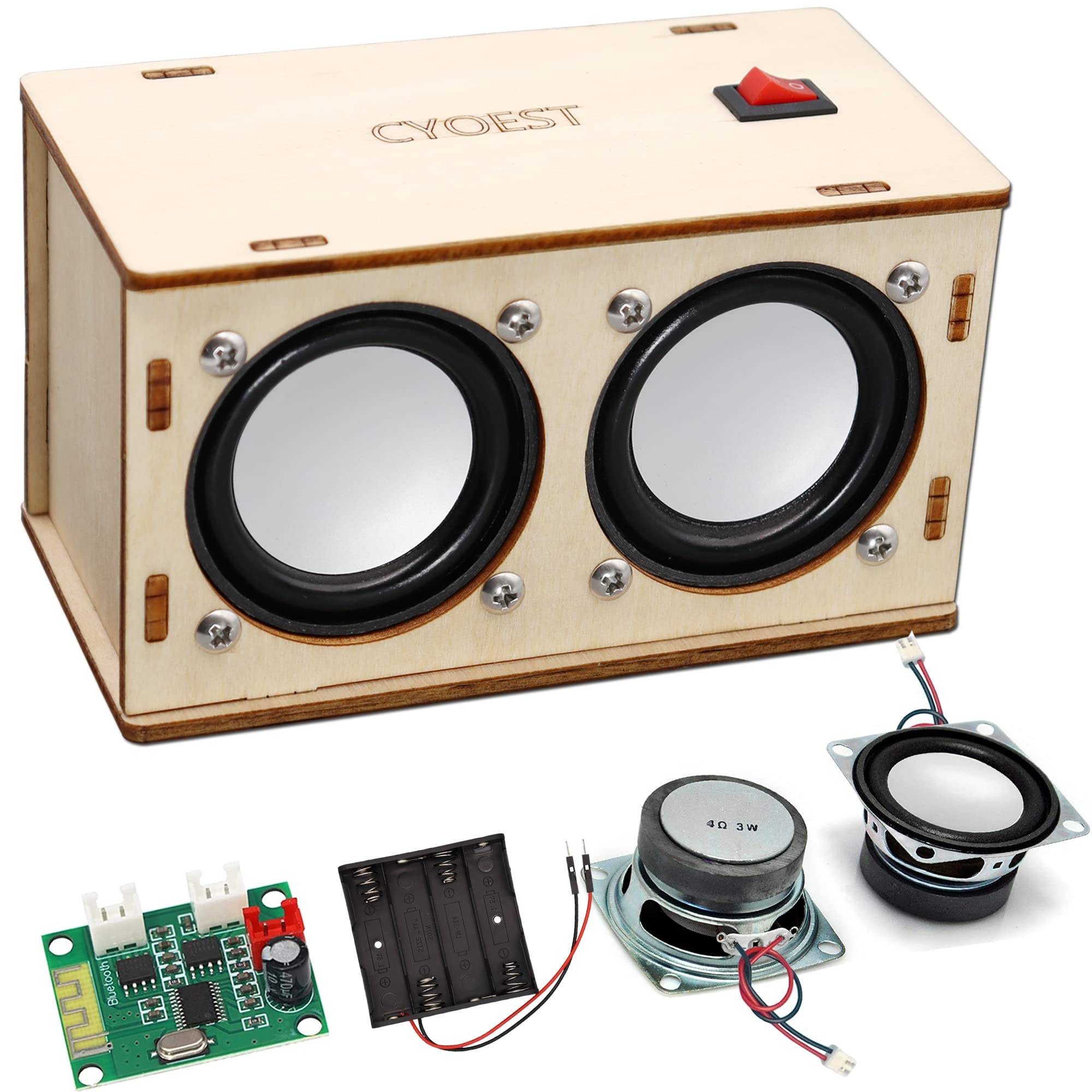 STEM Projects for Kids & Adults Build Your Own Bluetooth Speaker - Science Experiment Electronics... | Amazon (US)