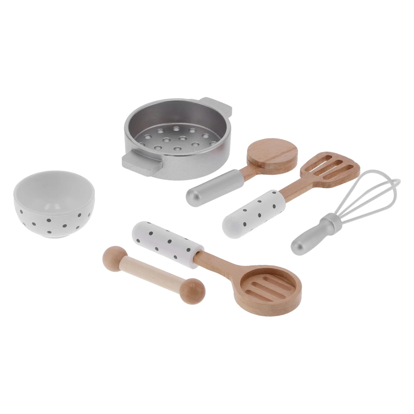 EBTOOLS Wooden Pretend Play Kitchen Utensils Toy Cookware Kit Kid Child Playing Toys - Walmart.co... | Walmart (US)