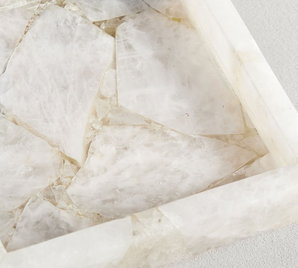 Square Quartz Stone Catchall | Pottery Barn (US)