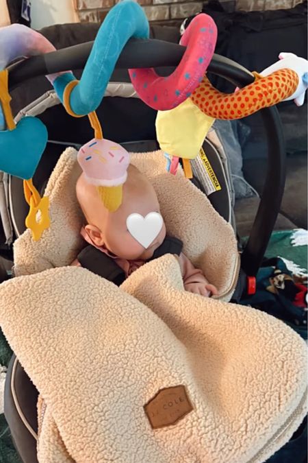 Car seat accessories to keep my baby warm and occupied! Amazon baby finds. 

#LTKtravel #LTKbaby #LTKfamily