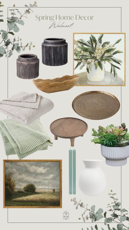 The prettiest spring home decor finds from @walmart! #walmartpartner. Loving the planters and these throws are amazing! So soft. I have both! 😊  #walmarthome 

#LTKfindsunder50 #LTKhome #LTKSeasonal