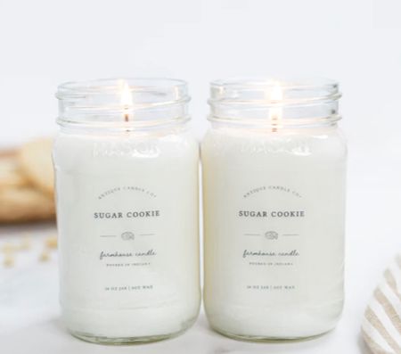 Sugar Cookie Candles 
Antique Candle Co
Use  code PAMANDPOPPY20
Christmas 

#LTKhome #LTKstyletip #LTKHoliday