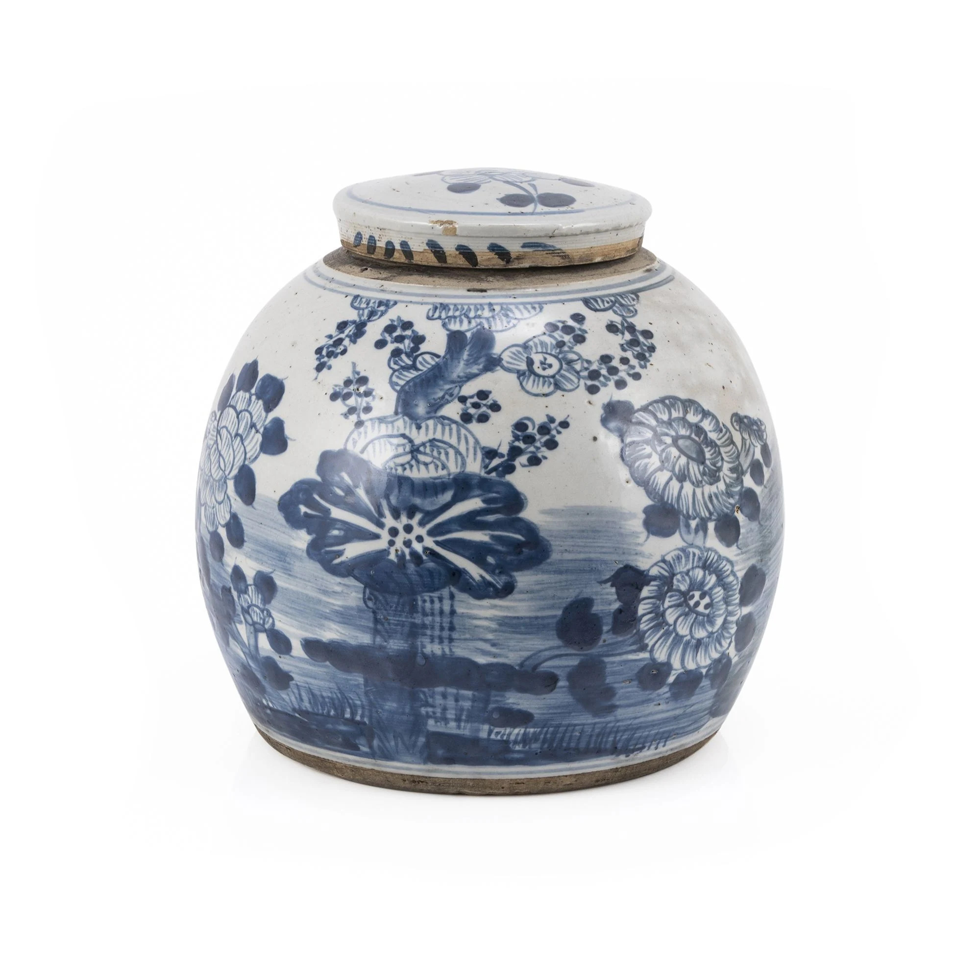 Vintage Ming Jar Four Season Plant - Small - Overstock - 31279000 | Overstock