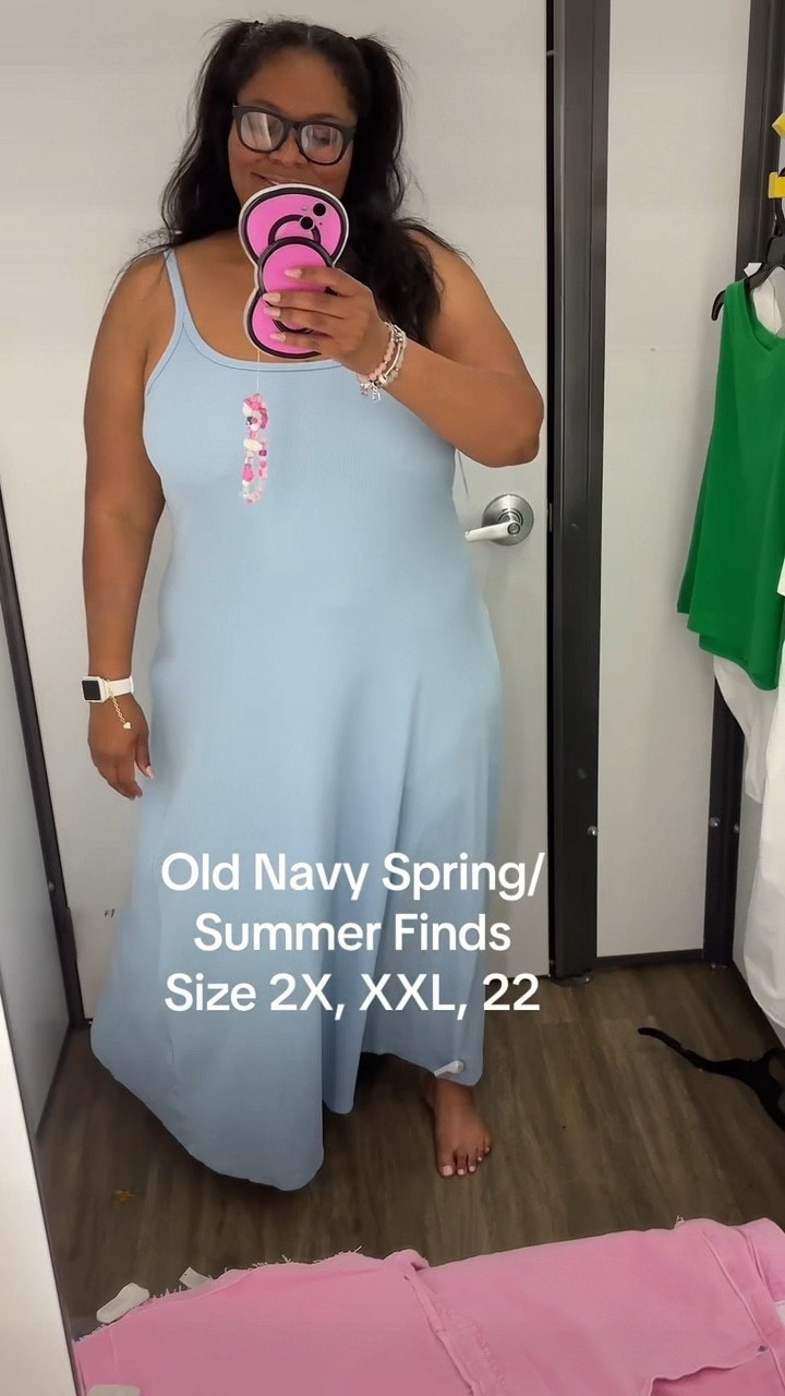A few Spring/Summer items that I loved from a recent Try-On Haul at Old Navy. Everything is size plus sized, my size, 2X, XXL or size 22. These all also come in straight/mid sizes. All items are reasonably priced 🫶🏾

#LTKplussize #LTKVideo #LTKfindsunder100