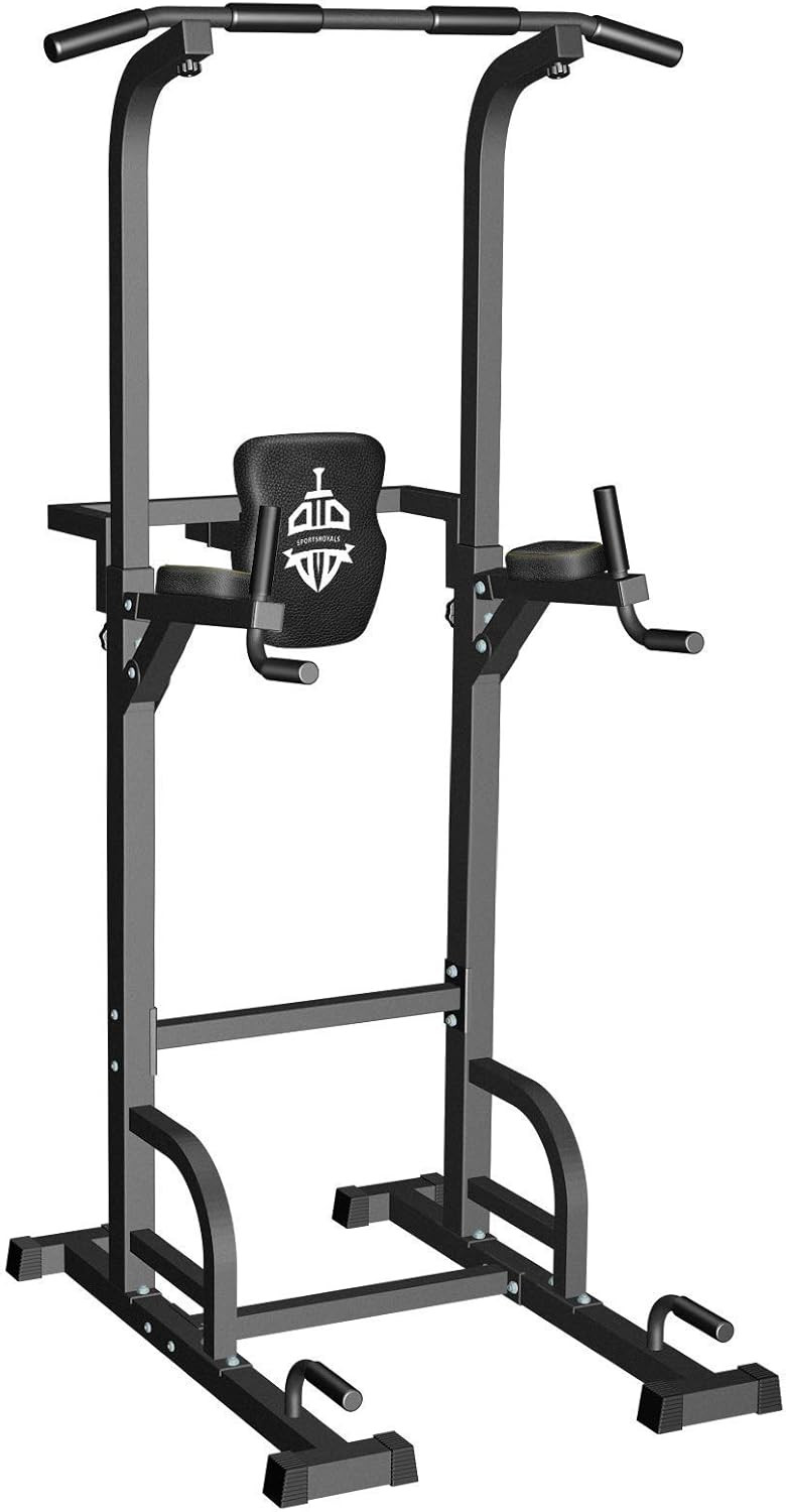 Sportsroyals Power Tower Dip Station Pull Up Bar for Home Gym Strength Training Workout Equipment... | Amazon (US)