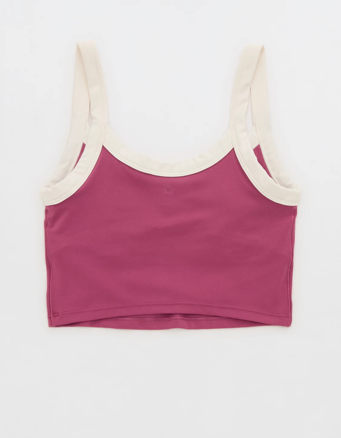 OFFLINE By Aerie Real Me Low Key Ringer Longline Sports Bra | American Eagle Outfitters (US & CA)