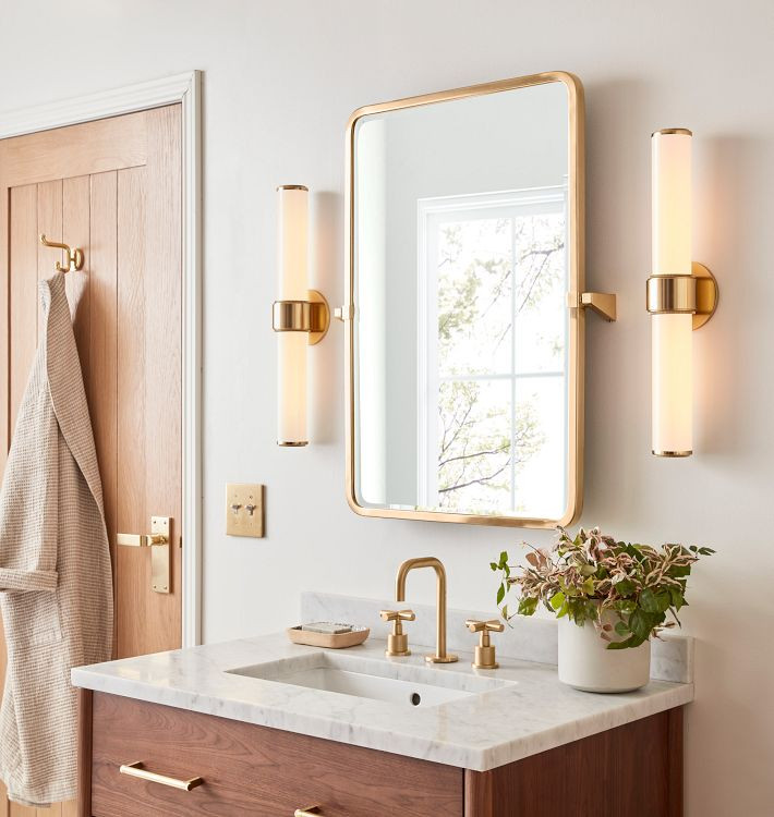 Rigdon Double Tube Wall Sconce | Rejuvenation