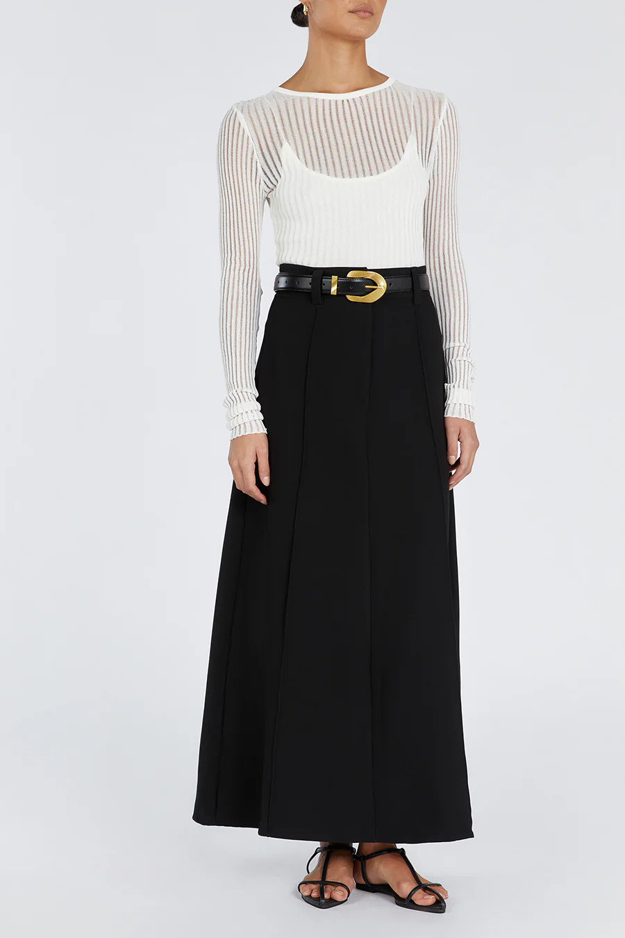 WILLA BLACK MAXI SKIRT | DISSH