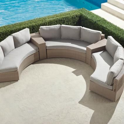 Pasadena II 5-piece Sofa Set in Dove FinishItem # 166981_DOV | Frontgate