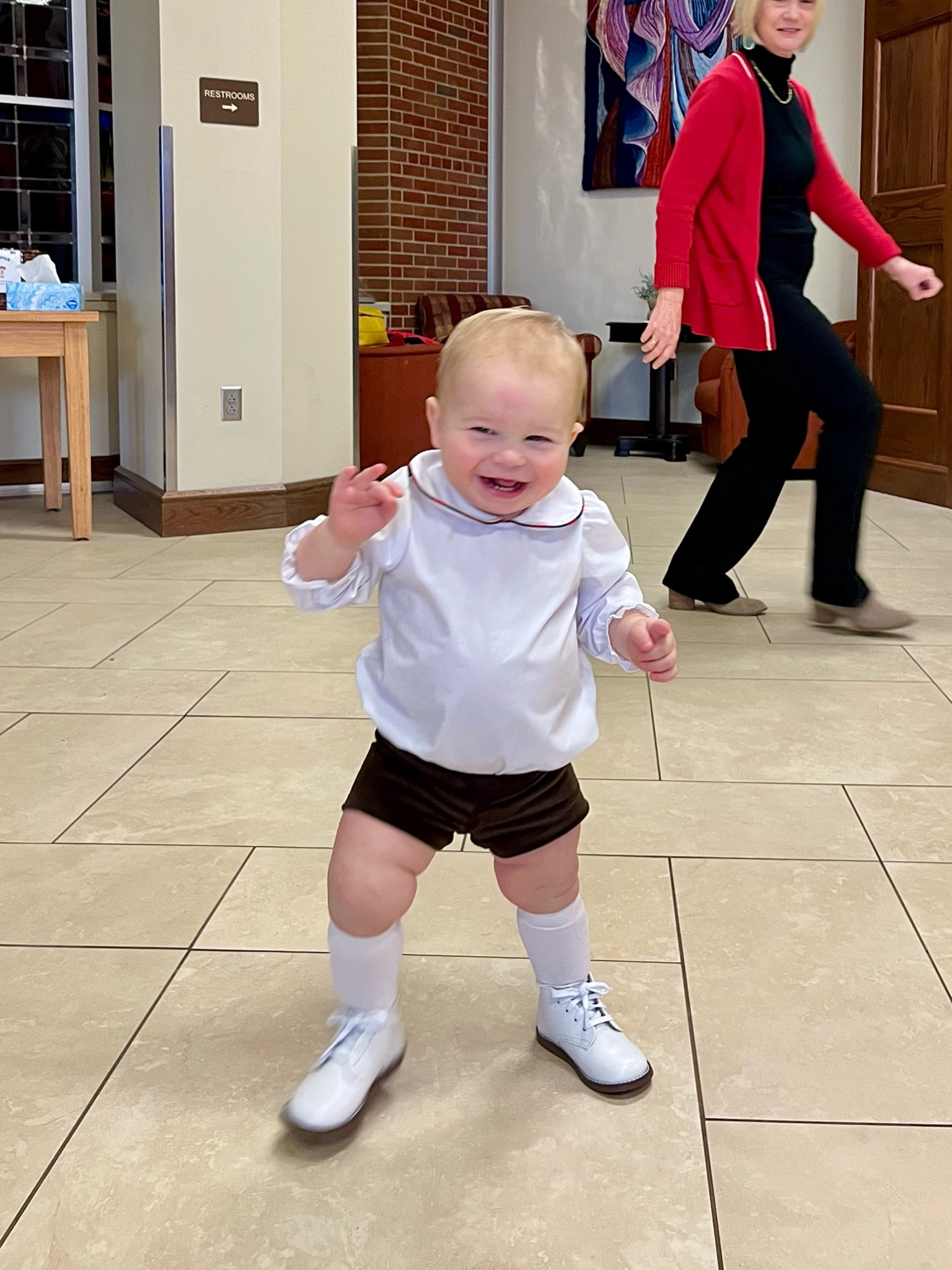 The handsomest boy at Church! In the perfect holiday outfit 🎄

Exact version of his shirt is old but linked this season’s! (Only difference is the piping pattern). Runs true to size. 

Corduroy shorts are beyond adorable, if in doubt size up! There are button tabs inside to tighten - wish I had gone up a size. 

Boots and socks are forever classics! 

#LTKSeasonal #LTKstyletip #LTKbaby