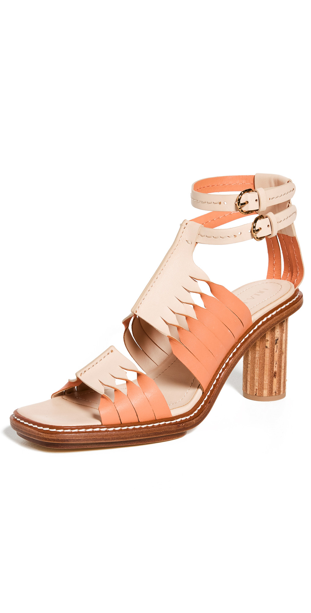 Ulla Johnson Madeira Twisted Contrast High Heel | Shopbop