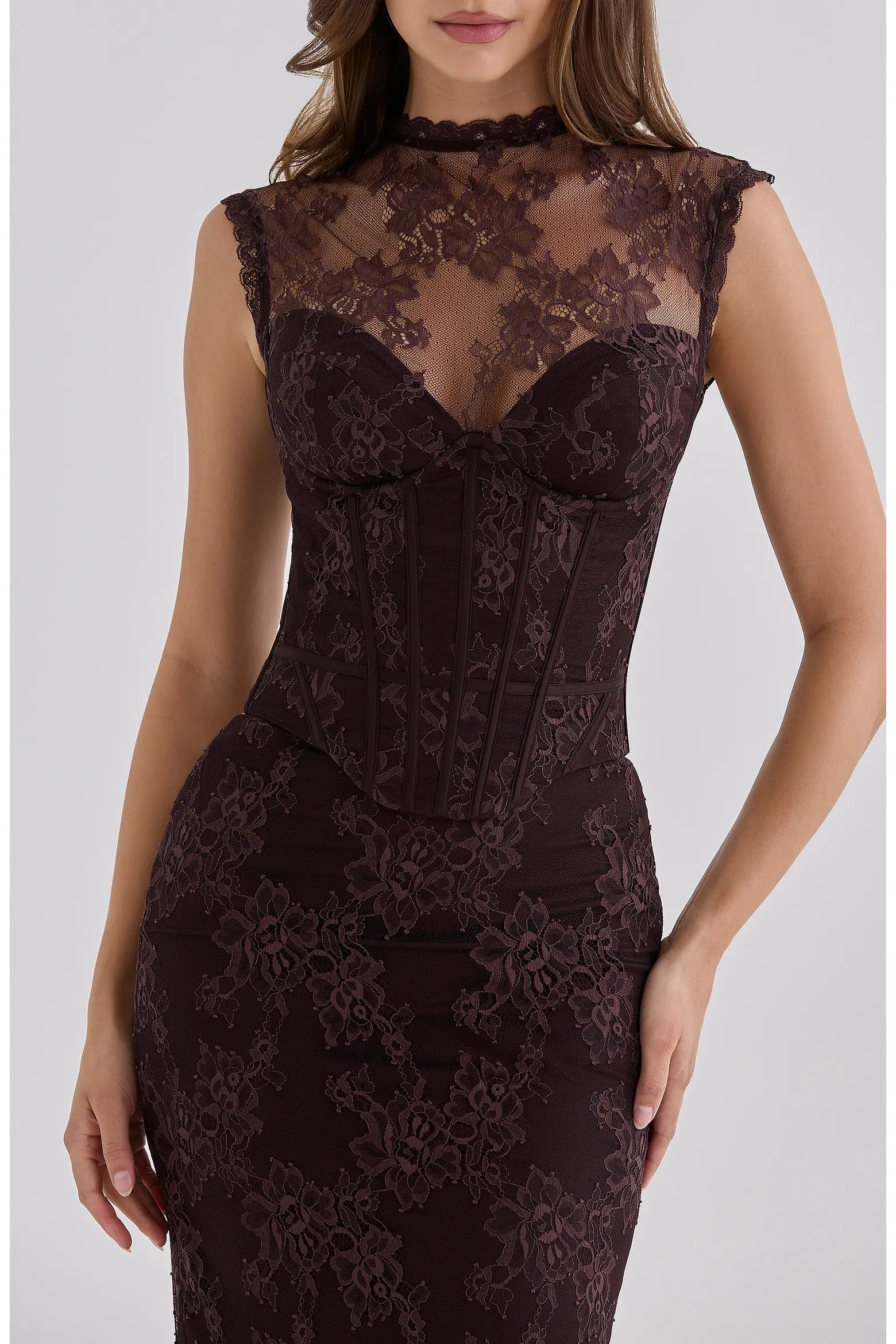 HOUSE OF CB Serida Lace Corset Top (Women) | Nordstrom | Nordstrom