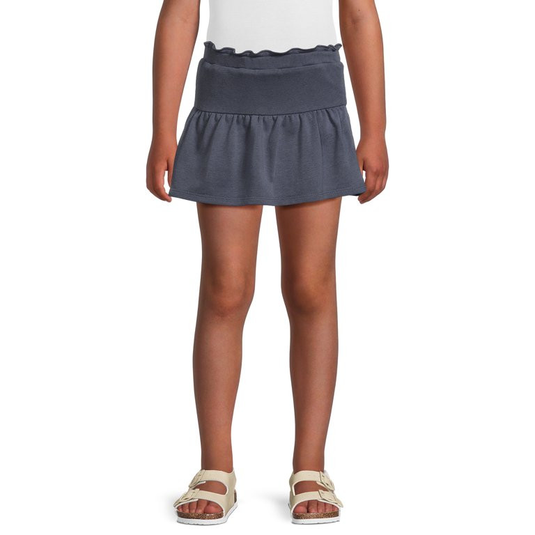 365 Kids from Garanimals Girls French Terry Cloth Scooter Skirt, Sizes 4-10 | Walmart (US)