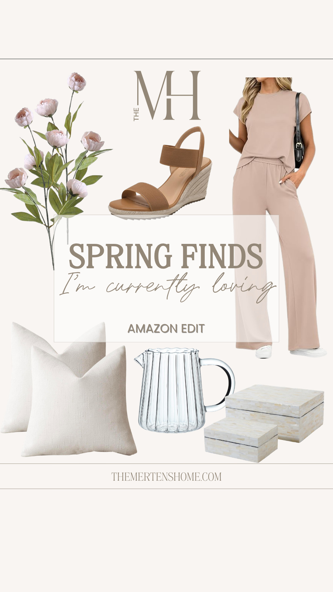 My favorite spring items from Amazon 🤍 These picks are perfect for refreshing your home and wardrobe with a light, fresh feel for the new season. From neutral decor and cozy layers to easy outfits and everyday accessories, they’re simple pieces that instantly make things feel updated. 

 #LTKSeasonal #LTKHome