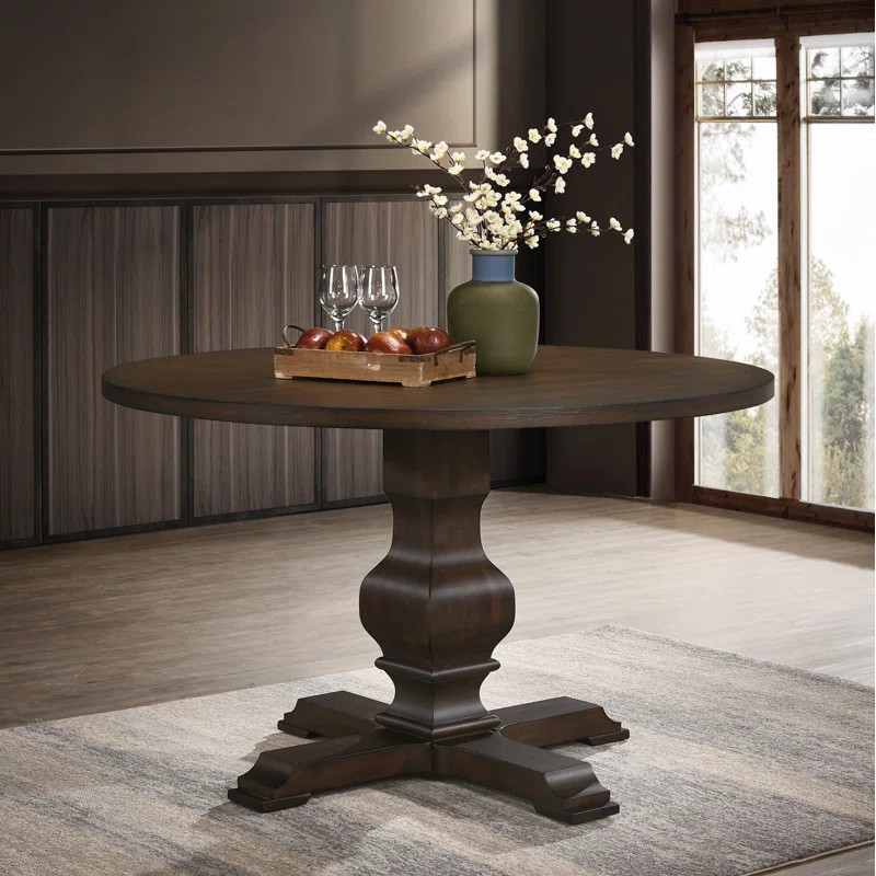 Keltner Round Solid Wood Base Dining Table | Wayfair North America