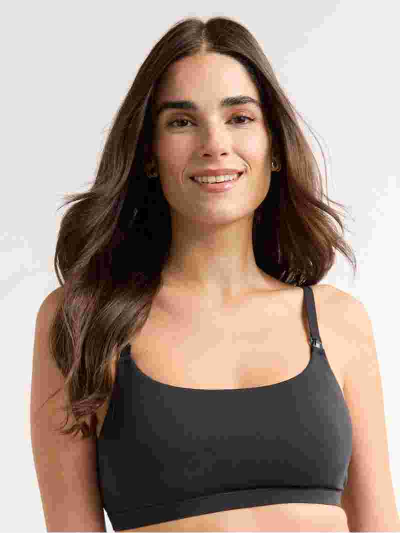 Joyspun Women's Maternity Fit Stretch Nursing Bralette, Sizes S-3XL | Walmart (US)