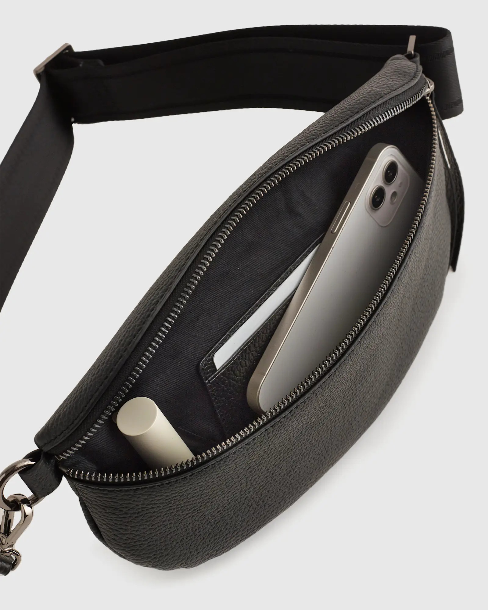 Italian Pebbled Leather Sling Bag | Quince