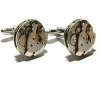 steampunk Cufflinks Gift For Him, Unique Upcycled Men's Cuff Links Round Base, Birthday Gift, Man Gr | Etsy (CAD)