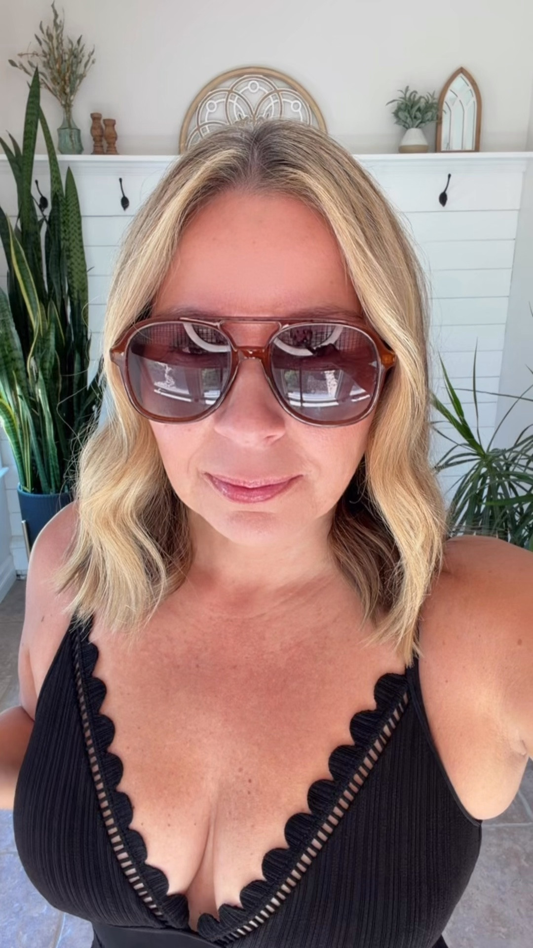 Such a cute bathing suit! I’m wearing my normal size medium. I love that it’s not cheeky 👏🏼👏🏼 
Vacation outfits beach, summer outfits over 40, midlife swimsuits

#LTKSwim #LTKOver40 #LTKSaleAlert