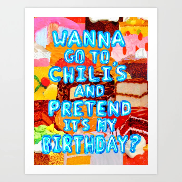 I Like Free Dessert Art Print | Society6