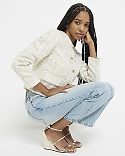 Gold Strap Wedge Heeled Sandals | River Island UK & IE