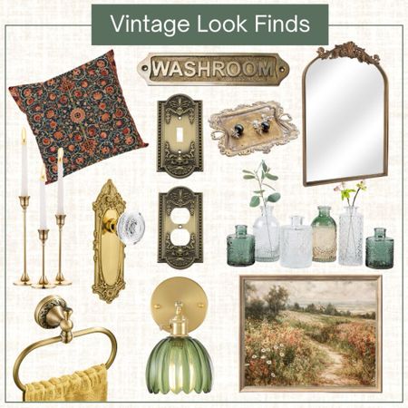 My home is a mix of vintage finds and store bought reproductions. I’m all about that English country aesthetic. Brass and chintz and tapestry and worn leathers. Here are a few of my pics to get that collected decor look in your home  

#LTKhome #LTKfindsunder100