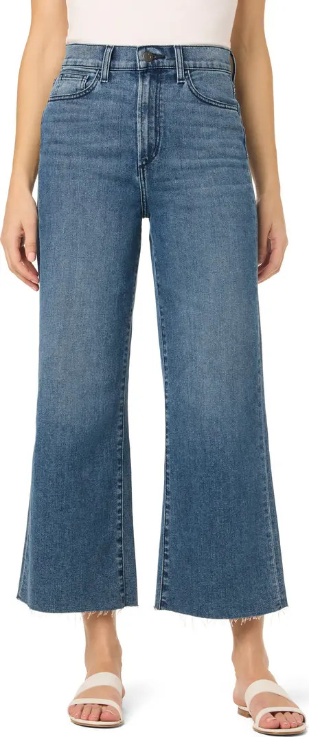Wide Leg Ankle Crop High Waist Jeans | Nordstrom Rack