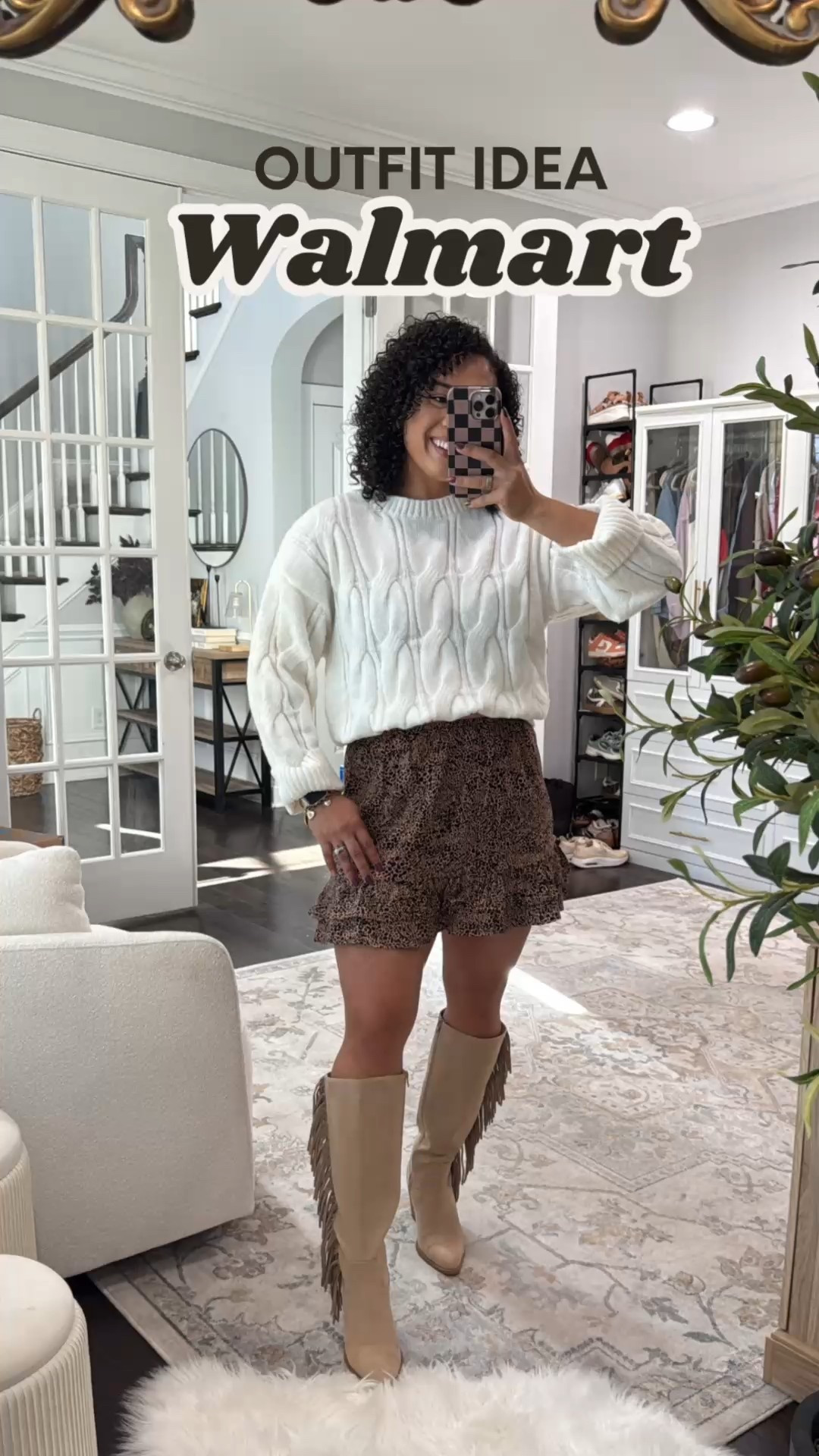 Walmart Outfit Idea size large sweater and medium set #walmart #walmartfashion 

#LTKStyleTip #LTKSaleAlert #LTKSeasonal