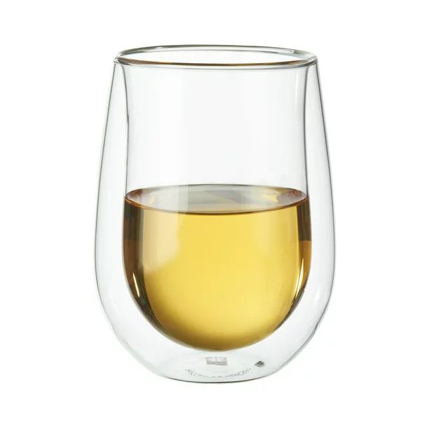 ZWILLING Sorrento 2-pc Double-Wall Stemless White Wine Glass Set - Walmart.com | Walmart (US)