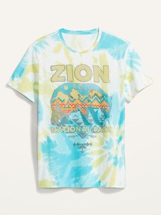 Zion National Park Gender-Neutral Tie-Dye T-Shirt for Adults | Old Navy (US)