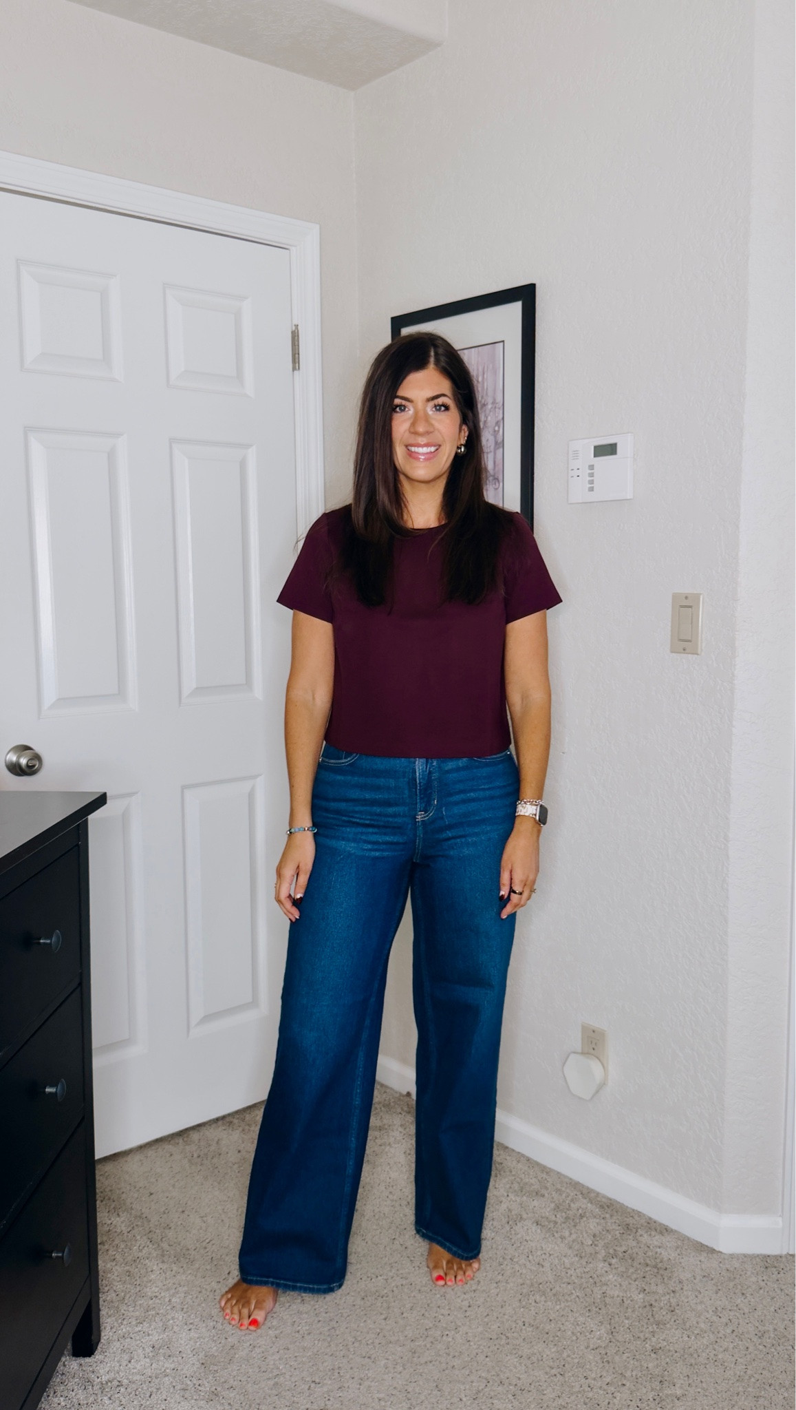 Spanx 20% off sale! Code LTK20
In a medium tee and medium jeans

#LTKSaleAlert #LTKTall #LTKWorkwear