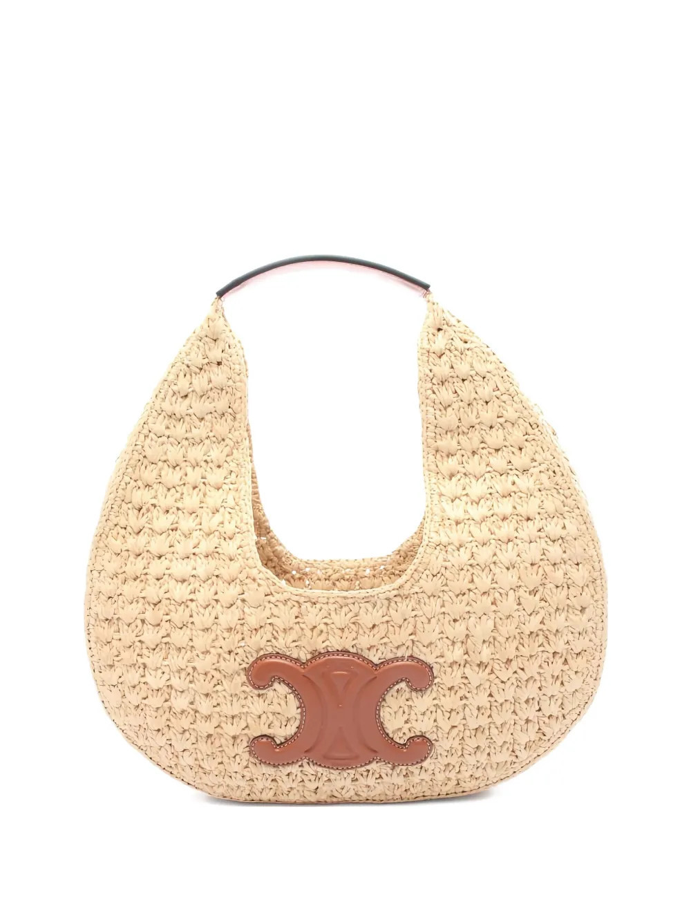 Celine Pre-Owned Panier raffia handbag - Neutrals | Farfetch Global