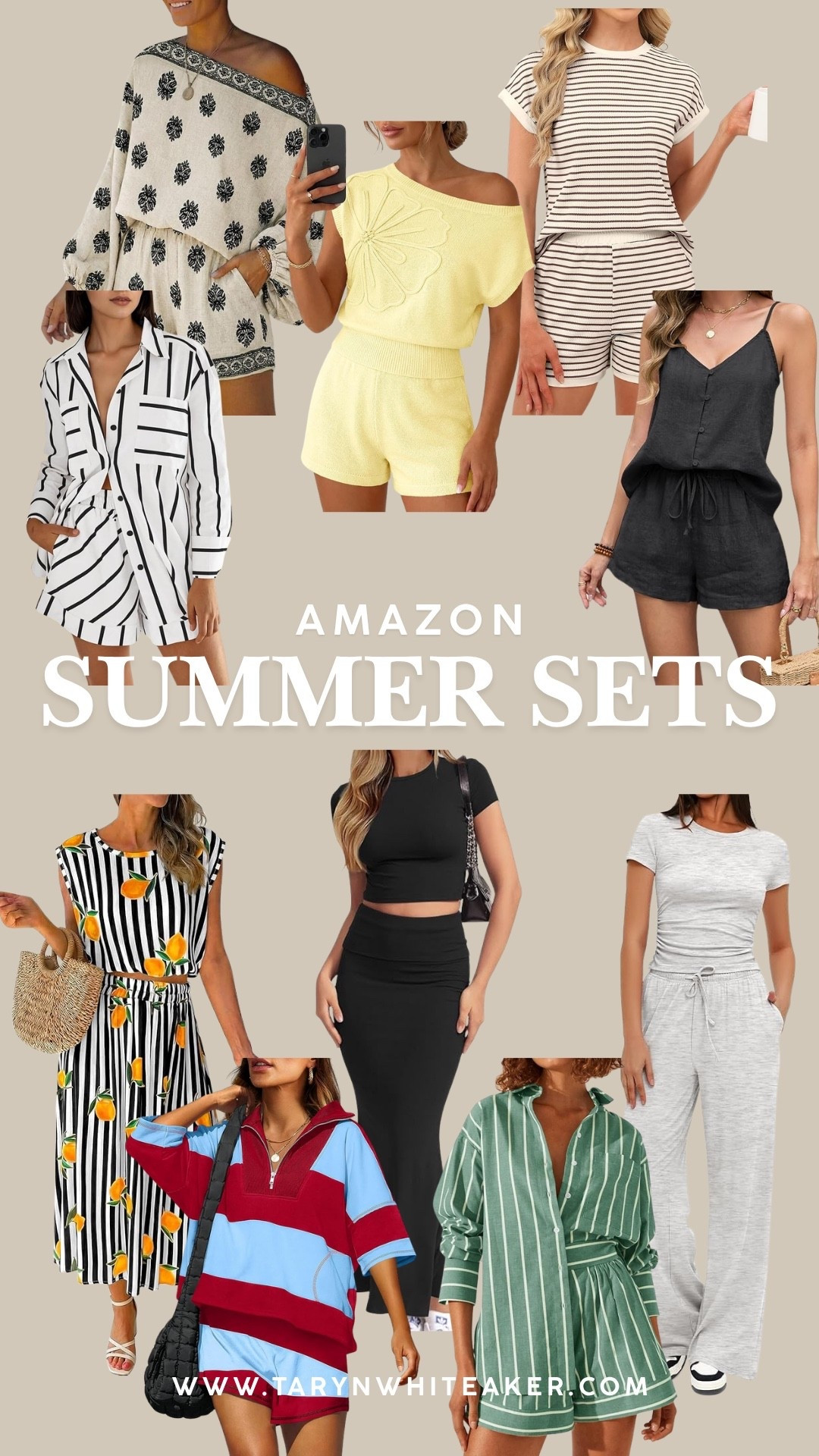 Amazon summer sets are my weakness lately. Easy, comfy, cute, and you instantly look put together without overthinking it. From casual travel looks to elevated matching sets, these are the ones I keep reaching for this season.

#LTKSeasonal #LTKmomlife #LTKgrwm