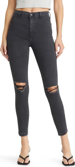 Topshop Joni Ripped Skinny Jeans | Nordstrom | Nordstrom