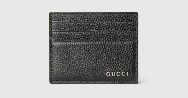 Gucci Card case with Gucci logo | Gucci (US)